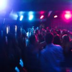Swirling Nightclub Interior